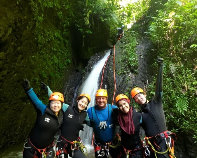 canyoning bali