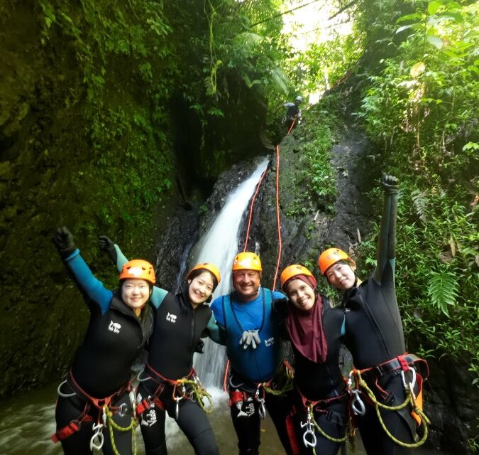 canyoning bali